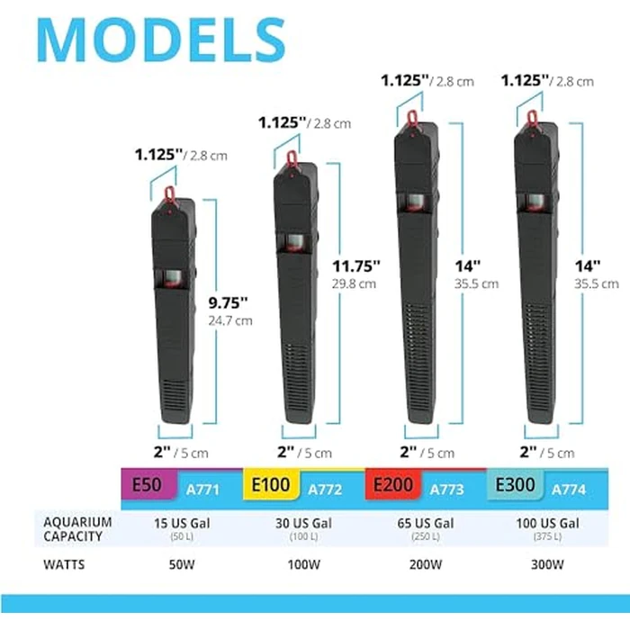 Fluval E 100 Watt Electronic Heater by Fluval - Image 7