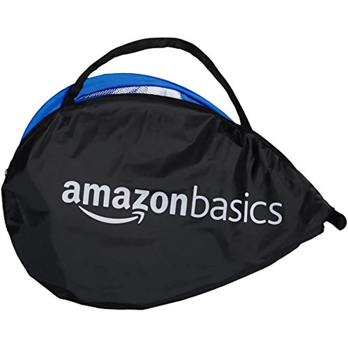 Amazon Basics Portable Pop Up Soccer Goal Set for Kids, Training Equipment, Outdoor Sports Games, Backyard Soccer, 2.5 Feet, Blue, 2-Pack by Amazon Basics - Image 6