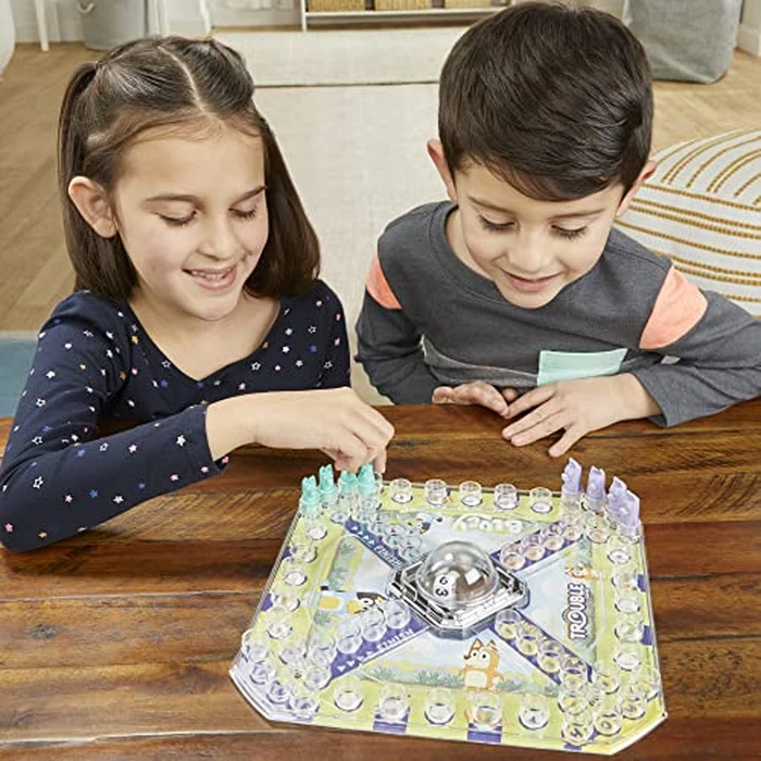 Trouble: Bluey Edition Board Game, Fun Game for Kids Ages 5 and Up, Game for 2-4 Players, Race Bluey, Bingo, Bandit, or Chilli to The Finish (Amazon Exclusive) by Hasbro Gaming - Image 9