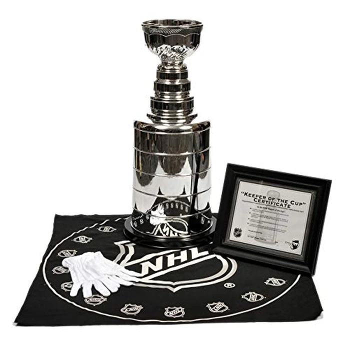 UPI Marketing NHL Replica Stanley Cup Trophy, Unframed, Silver, 24" H, Decoration, Collection, Living Room by UPI Marketing, Inc. - Image 1