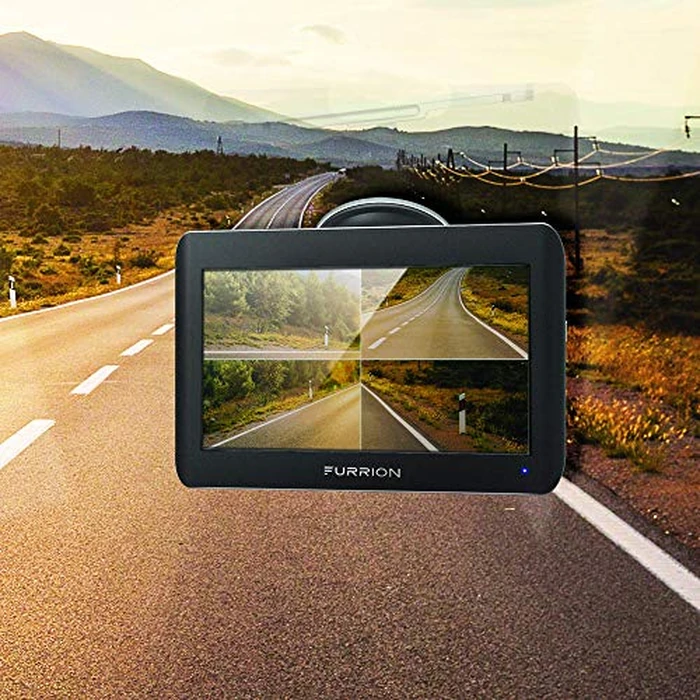 Furrion Vision S 3-Camera Wireless RV Backup System with 5-Inch Monitor, 1 Rear Sharkfin, 2 Side Running Light Cameras, Infrared Night Vision, Wide-Angle View, Hi-Res, IP65 Waterproof - FOS05TAEN by Furrion - Image 5