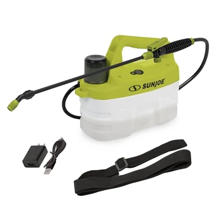 Sun Joe Cordless Chemical Sprayer w/Rechargeable Battery, 3W Motor, 20" Spray Wand, Up to 4 Hours of Runtime, 1 Gallon - Portable Battery-Operated Tool for Gardening and Lawn Care, SJ-APS-1G by Sun Joe - Used - Very Good condition