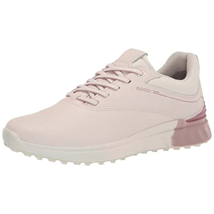 ECCO Women's S-Three Gore-TEX Waterproof Golf Shoe, Delicacy/Blush/Delicacy, 9-9.5 by ECCO - Used - Like New condition - US$85.88