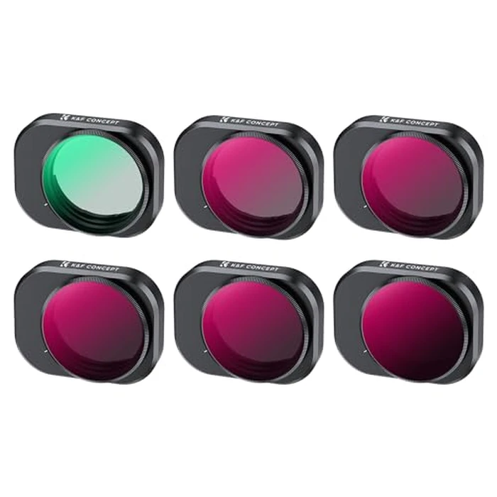 K&F Concept Filters for Mini 4 Pro, CPL+ ND4+ ND8+ ND16+ ND32+ ND64, 6 Pack Neutral Density Polarizing Filter for DJI Mini 4 Pro Accessories by K&F CONCEPT - Used - Very Good condition - CA$60.43