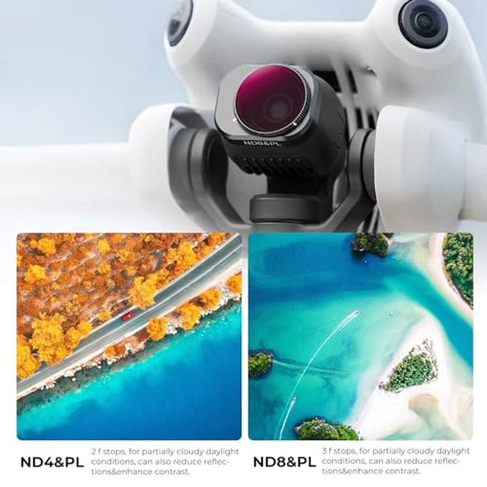 K&F Concept Filters for Mini 4 Pro, CPL+ ND4+ ND8+ ND16+ ND32+ ND64, 6 Pack Neutral Density Polarizing Filter for DJI Mini 4 Pro Accessories by K&F CONCEPT - Image 4