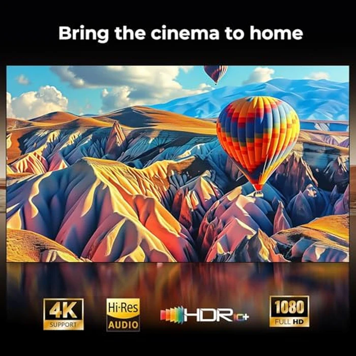 Outdoor-Projector-4K [Built-in Google TV/180 degreesRotatable Stand/Voice Control/E-Focus],Sovboi Smart Movie Projector with WiFi6 and Bluetooth, 2500 Brightness Portable Proyector for 10,000+ Streaming Apps by Sovboi - Image 4