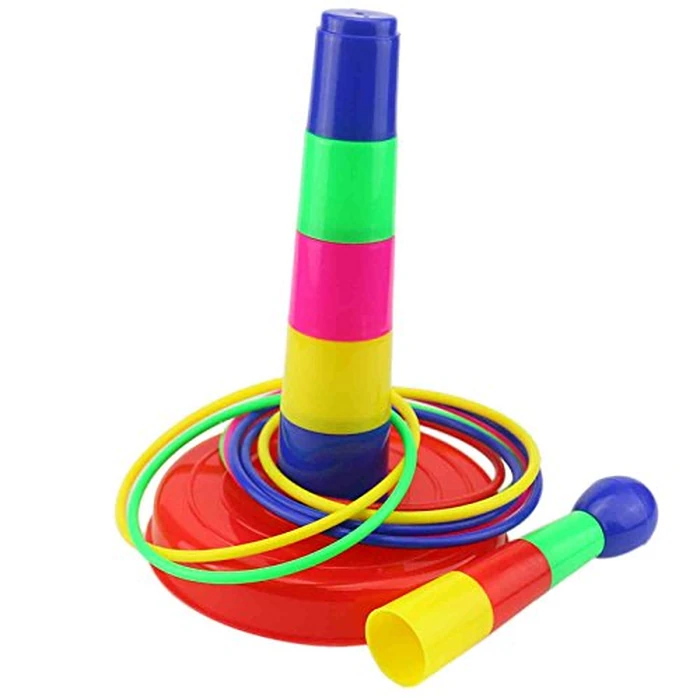 Ogrmar 18" Colorful Plastic Sport Ring Toss Game Set for Kids by Ogrmar - Image 4