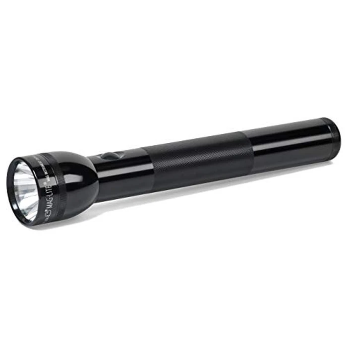 MagLite 3-Cell D Incandescent Flashlight - Water-Resistant, Adjustable Beam, High-Intensity Krypton Bulb - Black by MagLite - Used - Acceptable condition - US$29.99
