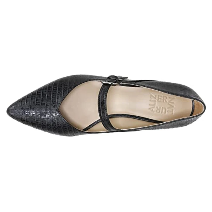 Naturalizer Women Florencia Mary Jane Pump, Black Lizard, 7 by Naturalizer - Image 7