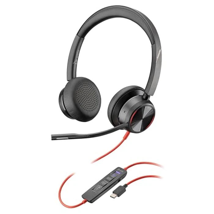 Poly Blackwire 8225 Premium Wired Headset (Plantronics) - Active Noise Canceling - Hi-fi Stereo - Connect to PC/Mac - Certified for Microsoft Teams - Amazon Exclusive by POLY - Used - Good condition - CA$94.82