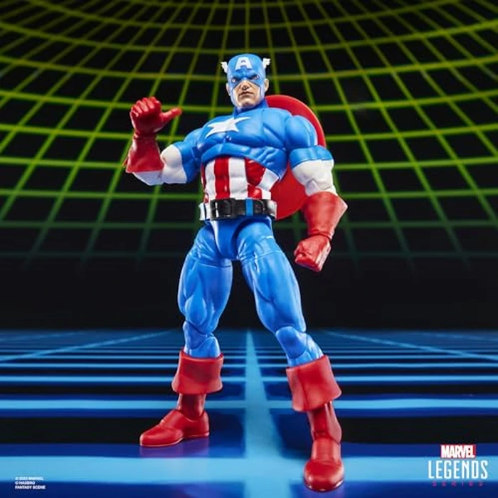 Marvel Legends Series Gamerverse Captain America vs Venom, Retro Video Game-Inspired Collectible 6-Inch Action Figures by Marvel - Image 3