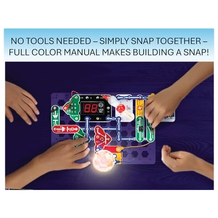 Snap Circuits “Arcade”, Electronics Exploration Kit, Stem Activities for Ages 8+, Full Color Project Manual (SCA-200) by Snap Circuits - Image 6