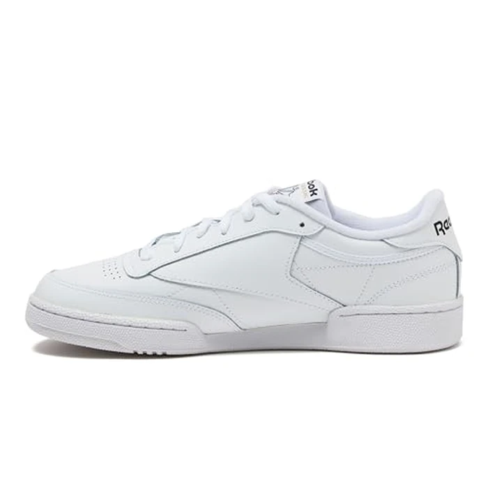 Reebok Men's Club C 85 Tennis Shoes Ftwwht/Ftwwht/Cblack, Size 11 by Reebok - Image 4