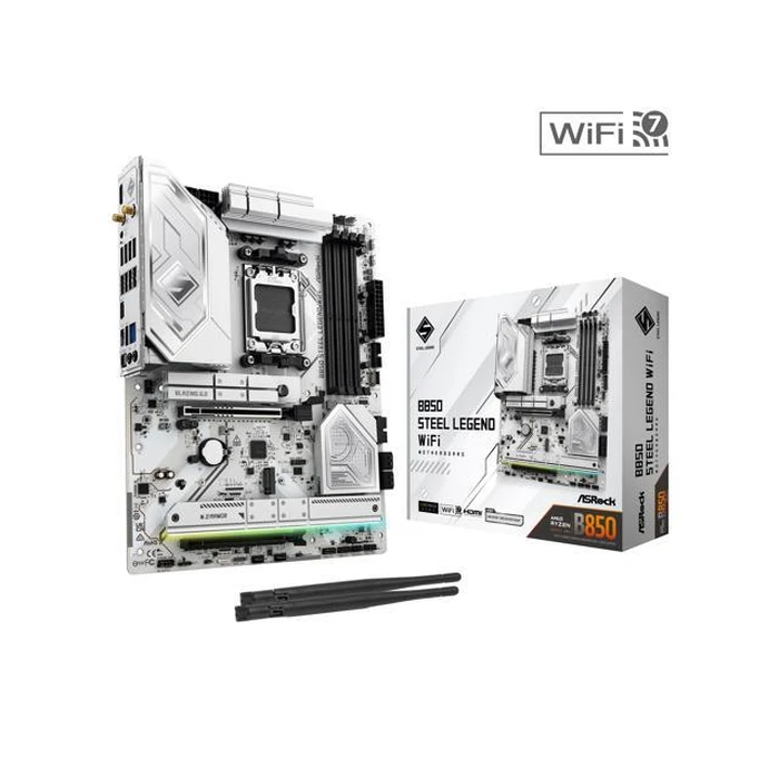 ASRock B850 STEEL LEGEND WIFI AM5 ATX Motherboard by ASRock - Open Boxproduct Type condition