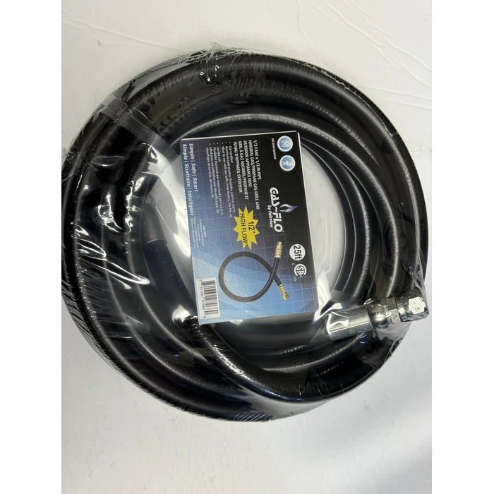 Gas-Flo Grill and Outdoor Appliance Hose for Propane and Natural Gas, 1/2 F.SAE x 1/2 M.PIPE, 25-foot by Gas-Flo - Used - Acceptable condition - CA$126.65