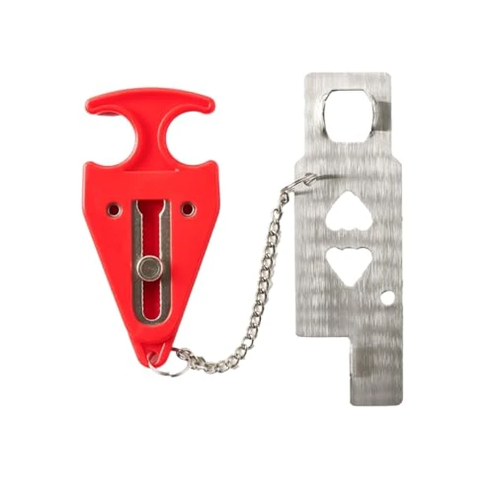 Master Lock Portable Door Lock for Travelers at Hotel, Apartment, Front Entry Security with Stopping Protection by Master Lock - Image 1