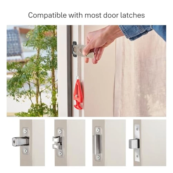 Master Lock Portable Door Lock for Travelers at Hotel, Apartment, Front Entry Security with Stopping Protection by Master Lock - Image 6