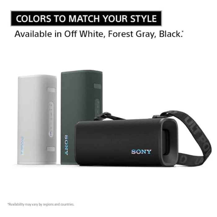 Sony ULT Field 3 Wireless Portable Bluetooth Speaker, IP67 Waterproof, Dustproof, Rustproof, and Shockproof with Enhanced Bass, 24 Hour Battery and Shoulder Strap (SRSULT30B), Black by Sony - Image 5