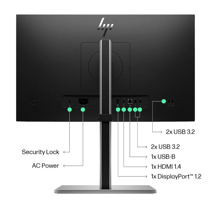 HP E22 G5 FHD Monitor 21.5" - Black - 21.5 Inch by HP - Image 4