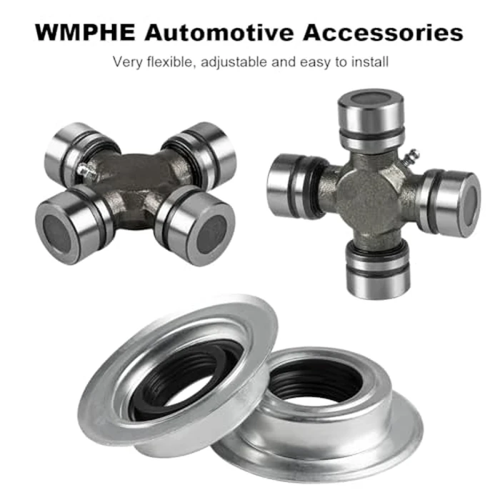 WMPHE Front Axle Seal And Greaseable U Joint Kit Compatible with Ford F250 F350 Super Duty 2005-2014, Replacement for 2017426 2014835 54983 25-332X SPL55-3X for Seals, O Rings and Joints by WMPHE - Image 7