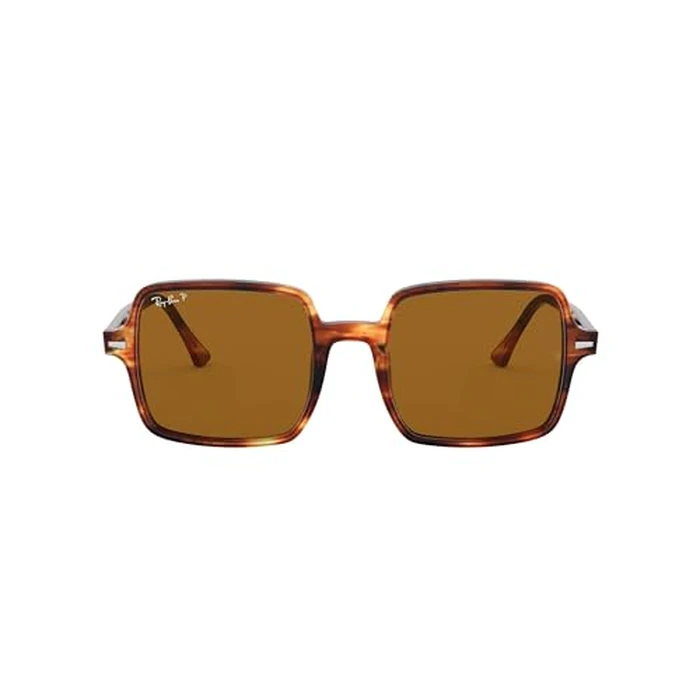 Ray-Ban Women's RB1973 Square II Sunglasses, Striped Havana/Polarized B-15 Brown, 53 mm by Ray-Ban - Image 3