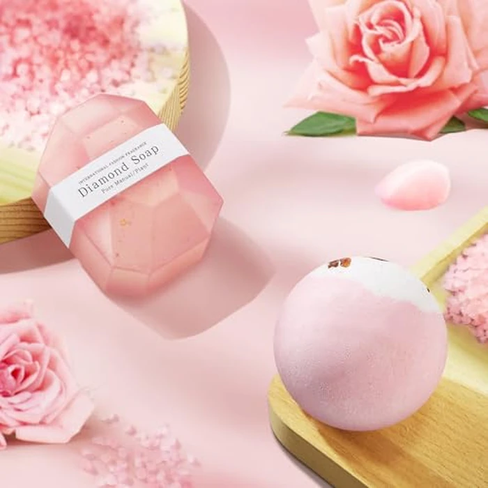 Birthday Gifts for Women Friendship, Happy Birthday Gifts Basket for Mom Friend Sister Wife Her Birthday Gift Unique, Luxury Self Care Gift Rose Relaxing Spa Gifts Set with 3D Birthday Card for Women by Wasocol - Image 6