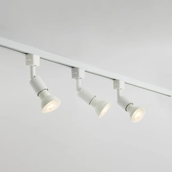 mirrea L Type Track Lighting Head to E26 Medium Screw Base Adapter Light Direction Adjustable Pack of 3 (White) by mirrea - Image 7