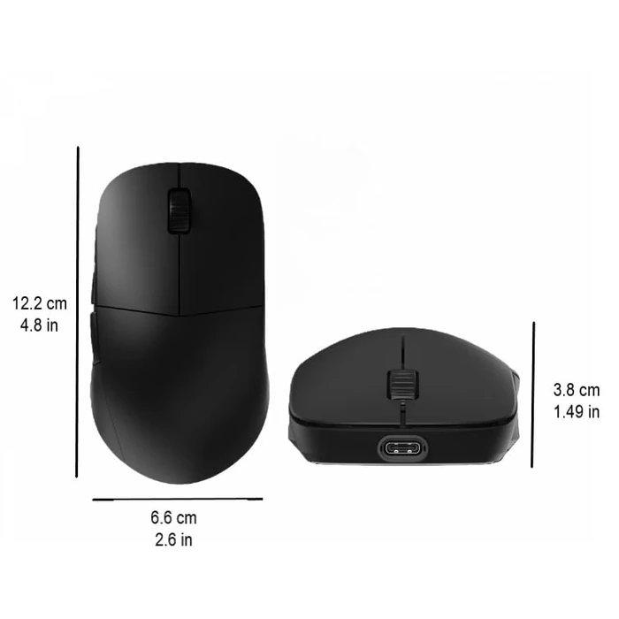 End Game Gear XM2w 4k v2 Wireless Gaming Mouse - Lightweight 61.5g, Right-Handed, 2.4 GHz/USB-C, PixArt PAW3950 U Optical Sensor, 30K DPI, 4K Dongle Included, Black by End Game Gear - Image 4