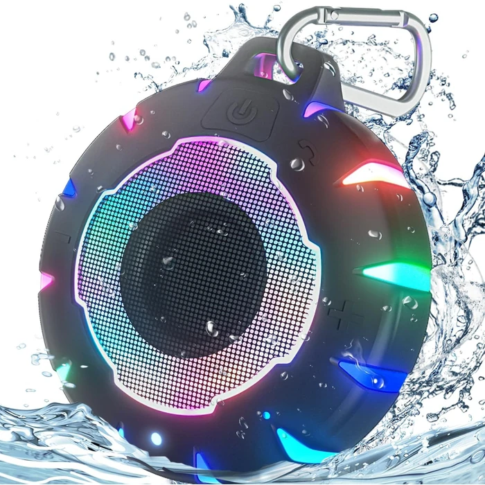 HEYSONG Waterproof Shower Bluetooth Speaker B18L - Black by HEYSONG - Refurbished - Excellent condition - US$28.95