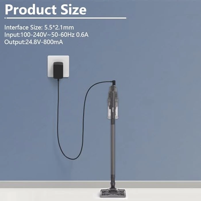 Hafiuege 24.8V Charger Compatible with Shark Rocket Pet Pro,Shark Cordless Vacuum IX141 IZ140 IZ142 IZ140C DK33-248080H-U Replacement Charger IZ142 IZ362H IZ363HT IZ363H UZ365H Power Supply Adapter by hafiuege - Image 1