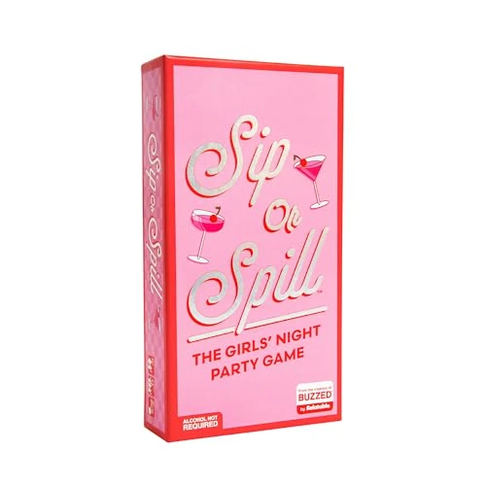 What DO You Meme? Sip or Spill by Buzzed, Fun Social Drinking Games for Adults, The Ultimate Bachelorette Party Games and Card Games, Includes 300 Cards and Instructions. by What Do You Meme - Image 1