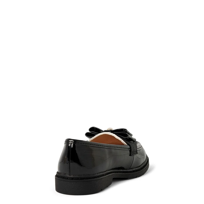 Gymboree,Girls and Toddler Slip On Loafer,Black/White,7 by Gymboree - Image 6