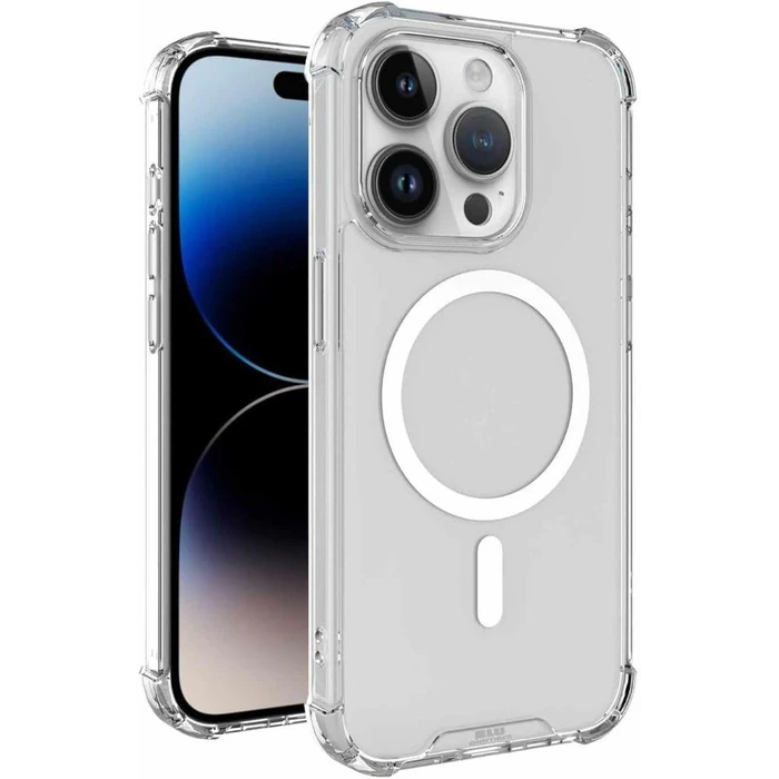 Blu Element Dropzone Rugged Phone Case with MagSafe for iPhone 15 Pro Max - Clear by Blu Element - Image 1