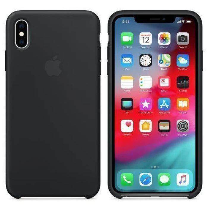 Apple Silicone Phone Case for iPhone XS Max - Black by Apple - Image 2