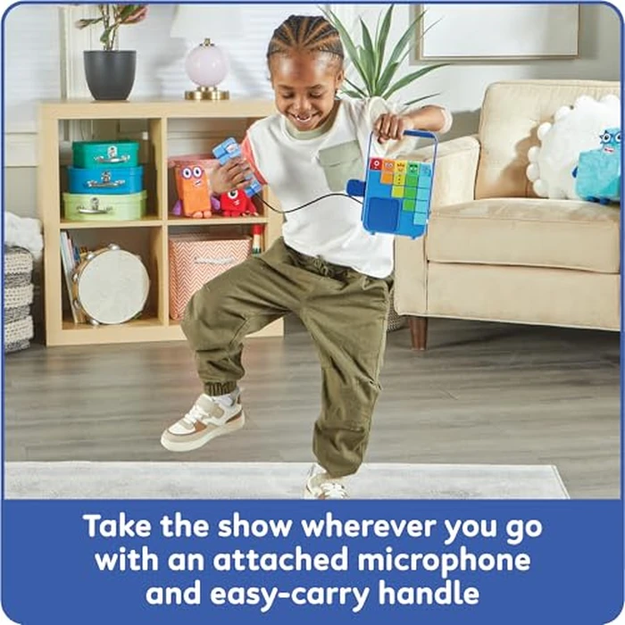 hand2mind Numberblocks Sing and Record Music Player, Kids Karaoke Microphone, Musical Toys, Toddler Boombox, Counting Toys, Preschool Math Learning Activities, Numbers for Toddlers, Birthday Gifts by hand2mind - Image 6