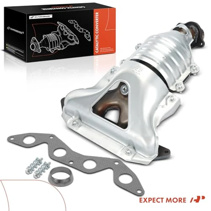 A-Premium Exhaust Manifold Catalytic Converter W/Gasket Kit Direct-Fit Compatible with Honda Civic & Acura EL 2001-2005 L4 1.7L, Front Side - EPA Compliant by A-premium - Image 9