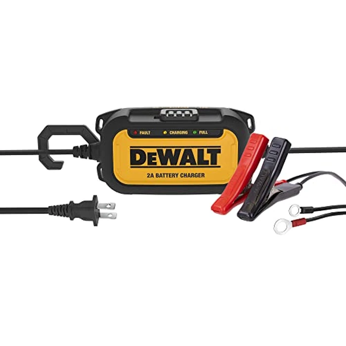 DEWALT DXAEC2 Professional 2-Amp Automotive Battery Charger and Maintainer by DEWALT - Used - Acceptable condition
