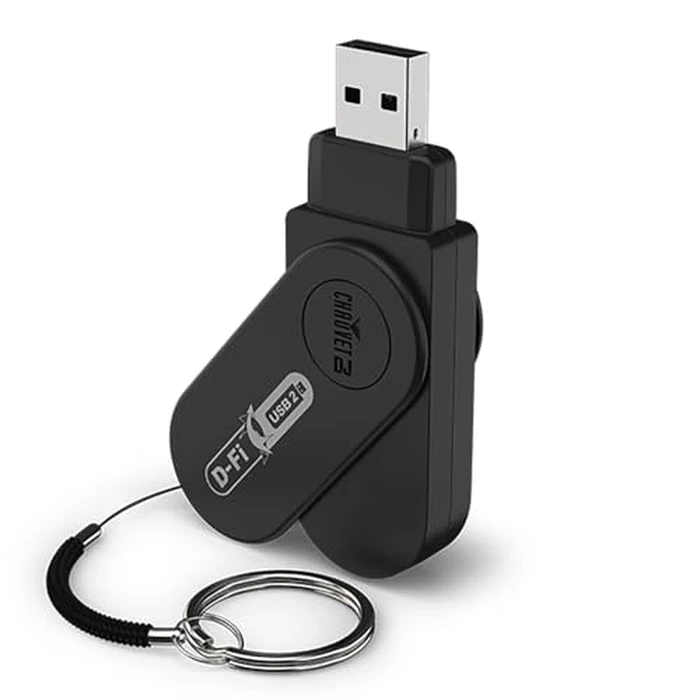 CHAUVET DJ - D-Fi USB 2 Wireless DMX Transceiver | Finger-Sized USB Device for DMX and ILS Signal Transfer, Cable-Free Lighting Control, Direct USB Power, Simplified Channel Selection by CHAUVET DJ - Used - Like New condition