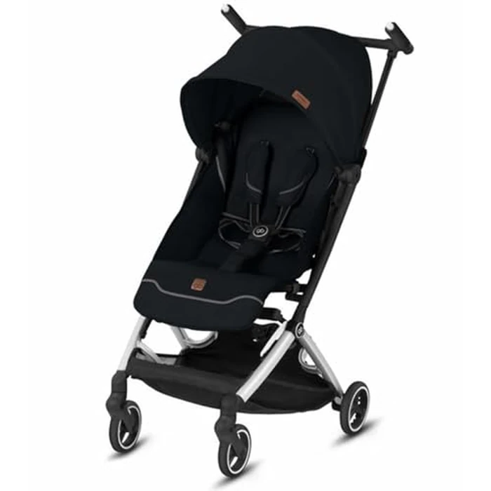 gb Pockit+ All-City Airplane Carry-on Compliant Stroller - Ultra Lightweight, 2-in-1 Travel System Ready with any Cybex Infant Car Seat, Compact Self-Standing Fold, Easy to Carry - Velvet Black by gb - Used - Like New condition