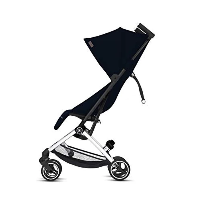 gb Pockit+ All-City Airplane Carry-on Compliant Stroller - Ultra Lightweight, 2-in-1 Travel System Ready with any Cybex Infant Car Seat, Compact Self-Standing Fold, Easy to Carry - Velvet Black by gb - Image 2