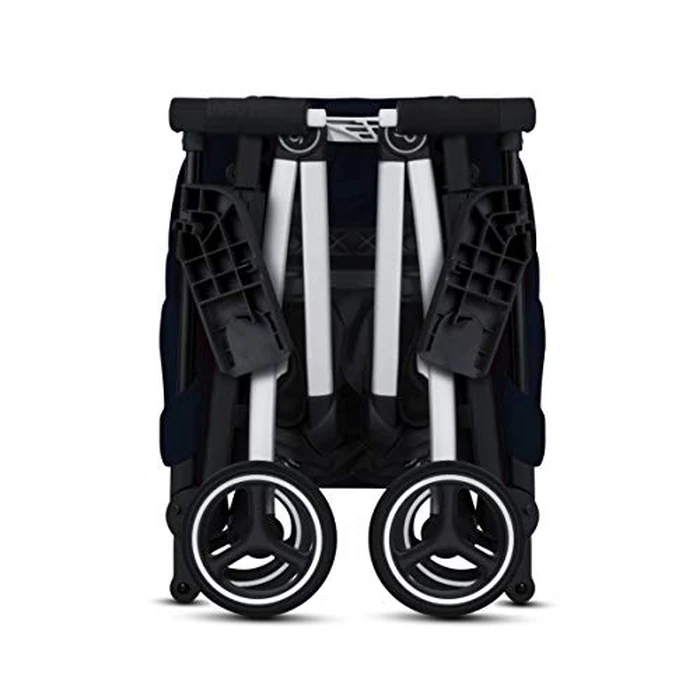 gb Pockit+ All-City Airplane Carry-on Compliant Stroller - Ultra Lightweight, 2-in-1 Travel System Ready with any Cybex Infant Car Seat, Compact Self-Standing Fold, Easy to Carry - Velvet Black by gb - Image 4