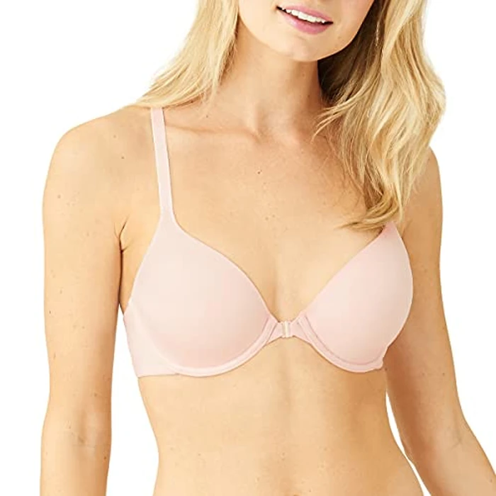 b.tempt'd Womens Future Foundation Lightly Padded Front Close Racerback T-Shirt Bra, 953353, Rose Smoke, 32B by b.tempt'd - Used - Like New condition - US$45.60