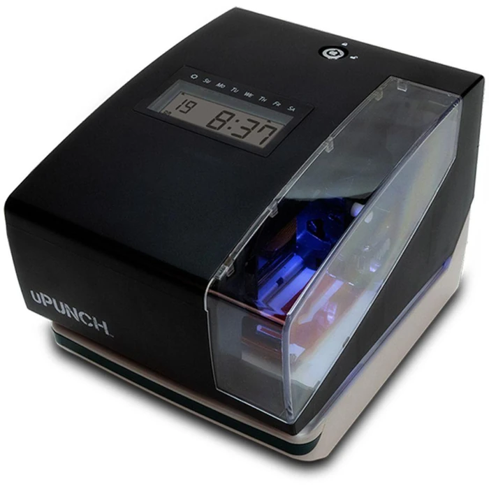 uPunch CR1000 Digital Time Clock and Date Stamp with 50 Time Cards - Black by uPunch - Image 2