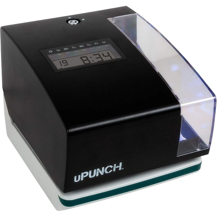 uPunch CR1000 Digital Time Clock and Date Stamp with 50 Time Cards - Black by uPunch - Image 5