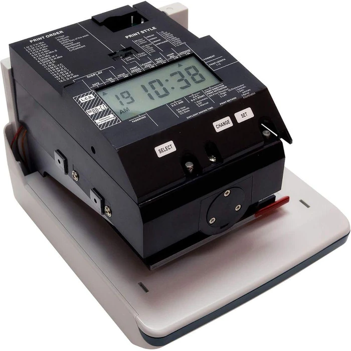 uPunch CR1000 Digital Time Clock and Date Stamp with 50 Time Cards - Black by uPunch - Image 7