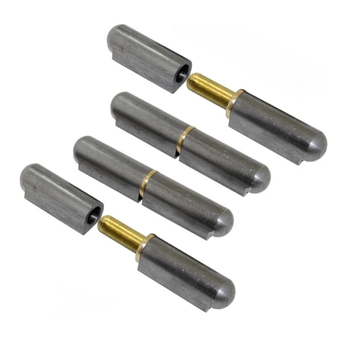 Supa 4 pcs/Pack of 100mm (4") Weldable Barrel Bullet Hinges Heavy Duty Lift Off Weld on Steel Hinge with Brass Pin, Brass Bushing, w/o Grease Fitting Item No. FBP100 by GENERIC - Used - Very Good condition