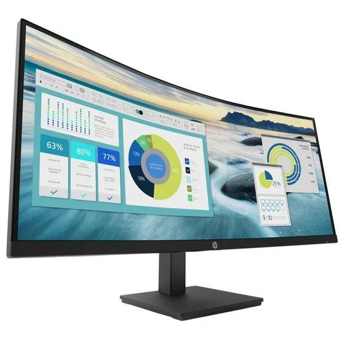 HP P34hc UWQHD Monitor 34" - Black - 34 Inch by HP - Image 4