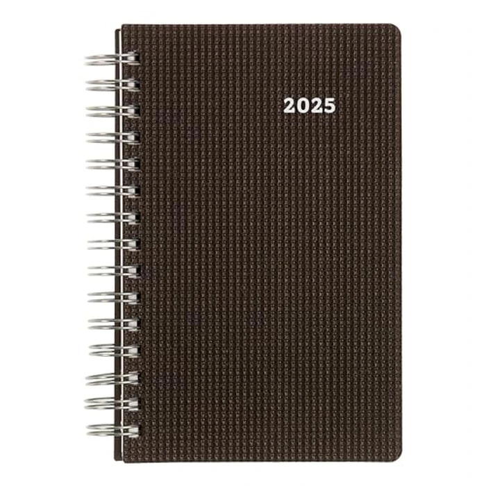 Brownline(R) 2025 DuraFlex Daily/Monthly Planner, Appointment Book, 12 Months, January to December, Twin-Wire Binding, 8" x 5", Black (CB634V.BLK-25) by NDJQY - Image 3