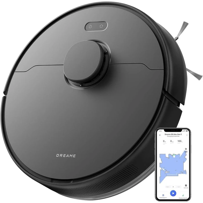 Dreame D9 Max Gen 2 Robot Vacuum - Black by Dreame - Refurbished - Excellent condition