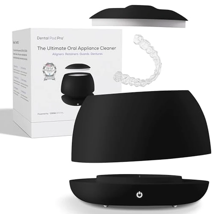 Zima Dental Pod PRO: New Ultrasonic Retainer Cleaner Machine. Market-Leading, Best Aligner Cleaner, Nightguard Cleaner, Mouthguard Cleaner, Denture Cleaner, Ultrasonic Cleaner for Oral Dental Care by Zima Dental - Used - Very Good condition - US$141.07